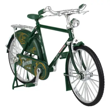 1:10 Симулятор Модель велосипеда Гонки Велоспорт Игрушка Горный велосипед Симулятор Металлический гоночный мини-велосипед Модель украшения дома Ремесла