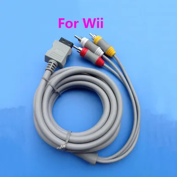 1,8 м D-Terminal Кабель для Wii Для Wii U 3RCA Консоль HDTV D-Video D-Terminal AV Line Cord Композитный клеммный кабель
