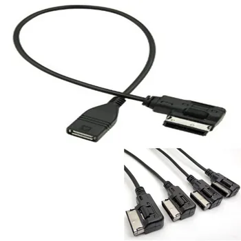 1 шт. USB aux Адаптер Зарядные кабели Музыка MDI MMI AMI к USB Female Интерфейс Провод Данных Для VW MK5 Для AUDI