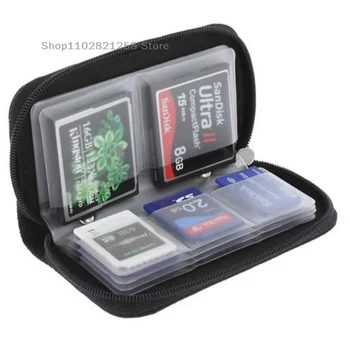  1 шт. Новая горячая мода для хранения карт памяти Чехол для переноски чехол-держатель кошелек для SD SDHC MMC MicroSD Mini Card Сумки для хранения карт