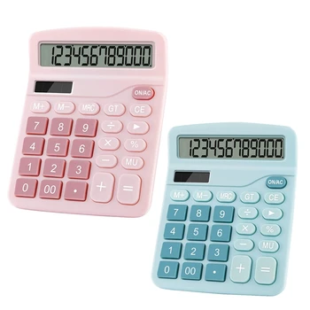 12-значный электронный калькулятор Солнечный калькулятор Калькулятор двойного питания Офисный финансовый базовый настольный калькулятор