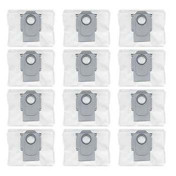 12 шт. Мешки для пыли, как показано на рисунке Запасные части из нетканого материала для аксессуаров для роботов-пылесосов Roborock Q8 Max / Q8 Max+