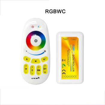 2.4G RGB RGBW RGBWC Контроллер света Диммер Сенсорный экран Пульт дистанционного управления DC12V 24V 18A Светодиодная лента Диммирование Переключатель