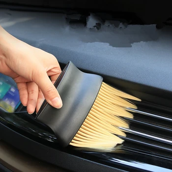 2022 НОВИНКА Автомобильный инструмент для чистки мягкой шерсти, щетка, очистка от пыли для Mercedes W205 Seat Leon Peugeot 207 Renault Megane 3 Smart Fortwo