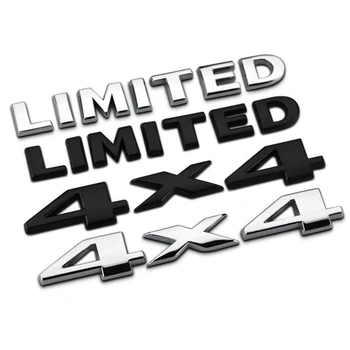 3D металлические наклейки на значок багажника автомобиля для Jeep 4X4 Ограниченные буквы Эмблема Логотип Grand Cherokee Compass Renegade 2006 2011 Аксессуары