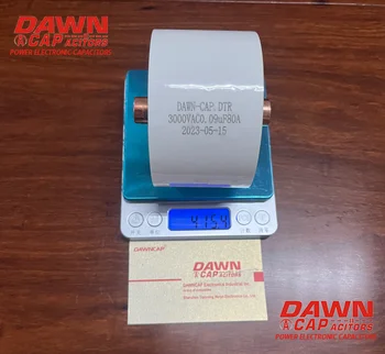 DAWNCAP DTR 0,09 мкФ 3000 В переменного тока 80 А Резонансный конденсатор 93 * 55 мм M8