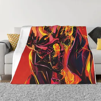 Ghost Rider Одеяло Покрывало На Кровати Мягкое Аниме Одеяло Uni Для Кровати