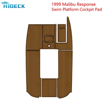 Hjdeck Yacht Sheet Pad Настраиваемый Совместим с 1999 Malibu Response Swim Platform Cockpit Boat Аксессуары для лодки EVA коврик
