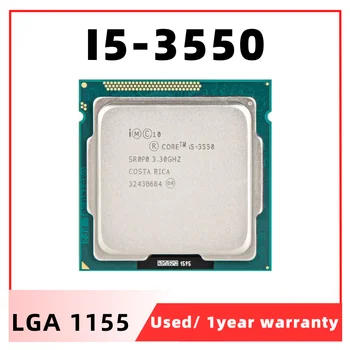 i5 3550 Процессор Четырехъядерный 3,3 ГГц 77 Вт Процессор LGA 1155 для настольных ПК
