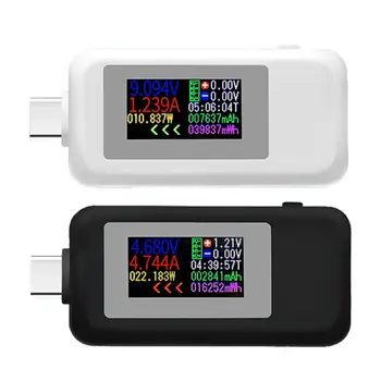 KWS-1902C Type-C Цветной дисплей USB Тестер Монитор тока и напряжения Измеритель мощности Мобильный аккумулятор Зарядное устройство Детектор