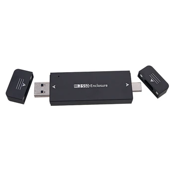 M.2 SSD-Корпус USB 3.1 Type C Жесткий диск Корпус Внешний жесткий диск Корпус для 2230 2242 для Windows / Linux