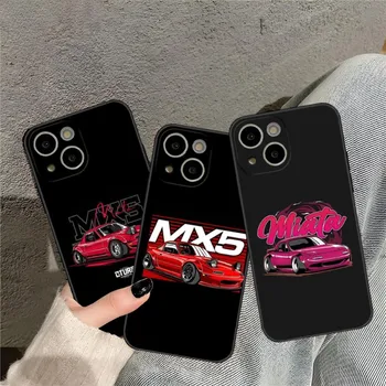 Miata Mx5 Na Красный чехол для телефона для 14 Pro Max для Iphone 15 13 12 Mini 11 Xr X Xs Pro Max 8 6s 7 6 Plus Задние крышки