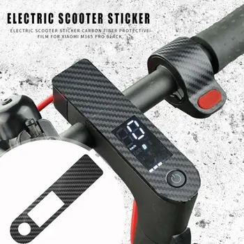 Mijia Нескользящее углеродное волокно Водонепроницаемые запчасти для электрических скутеров Наклейка для электрических скутеров Аксессуары для скутеров Защитная пленка