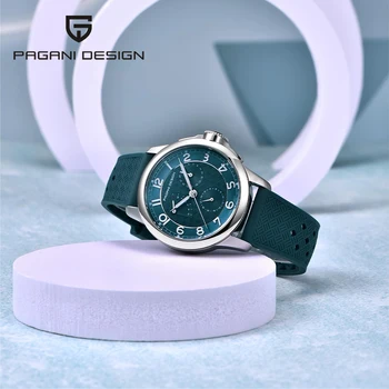 PAGANI DESIGN Часы Новые кварцевые наручные часы Сапфировое стекло Мужские стальные часы Спортивные деловые часы для мужчин reloj hombre PD1780