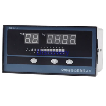 PT K Многоканальный безбумажный регистратор температуры ЖК-дисплей 8 каналов 16-канальный измеритель температуры с RS485MODBUS