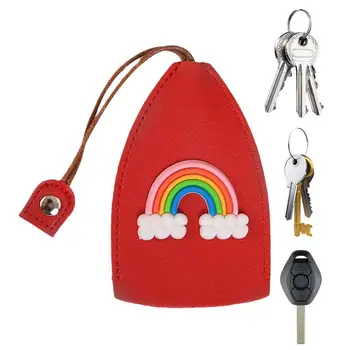  Pull Out Key Bag Creative Автомобильный Брелок Большой Емкости Сумка Рукав Стильные Кошельки Для Ключей Из Искусственной Кожи Для Защиты Ключей От Автомобиля Чехол Для Защиты Ключей