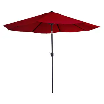 Pure Garden 10-футовый алюминиевый зонтик для патио с автоматическим наклоном