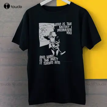 Samurai Champloo Smoking Mugen Quote Новая футболка с футболками Новая летняя мужская футболка Простая хлопковая футболка с короткими рукавами Хлопковая футболка унисекс