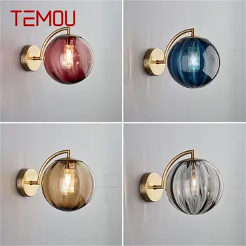 TEMOU Nordic Крытые настенные бра Лампа Постмодернистские осветительные приборы для украшения домашней гостиной