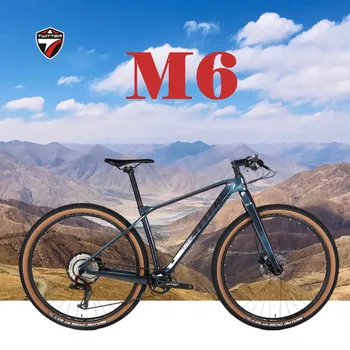 TWITTER M6 RS-12S сверхлегкий горный велосипед из углеродного волокна XC class T800 с внутренней прокладкой карбоновой вилки 27,5/29 дюймов масляные дисковые тормоза