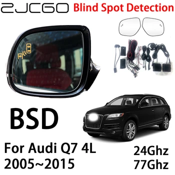 ZJCGO Система предупреждения о радаре BSD Обнаружение слепых зон Предупреждение о безопасном вождении для Audi Q7 4L 2005~2015