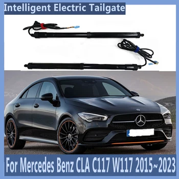 Автомобильный подъемник багажника с электроприводом для Mercedes Benz CLA C117 W117 2015 ~ 2023 Электрический люк Задняя дверь Стойка задней двери Электродвигатель для багажника