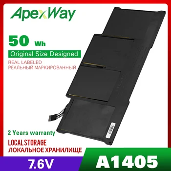 Аккумулятор Apexway A1496 A1405 для Apple Macbook Air 13,3