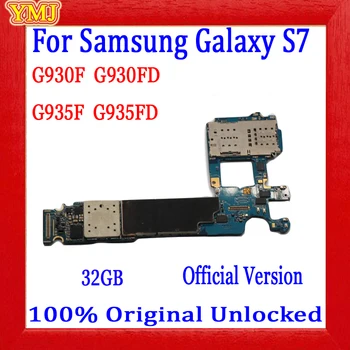 Бесплатная доставка Оригинальная материнская плата для Samsung Galaxy S7 G930FD G930F G935F G935FD G930V/A Материнская плата Android Системная логическая плата