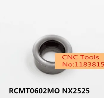  Бесплатная доставка режущее лезвие RCMT0602MO Поворотное лезвие NX2525, подходит для SDGCR / SRDCR / SRACR / SRDCN Токарный инструмент