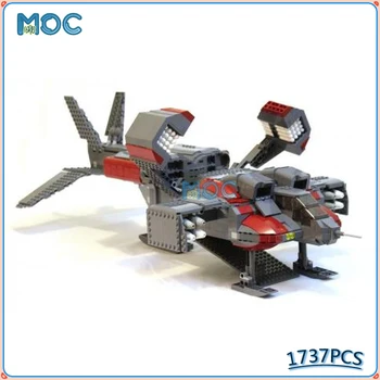  Военные самолеты Серия WW2 Dropship Mini Scale Fighter Model Moc Строительные блоки Космическое образование Кирпичи Игрушки Подарки