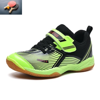 Высококачественная тренировочная обувь для настольного тенниса Мужская дышащая детская волейбольная теннисная противоскользящая спортивная обувь Обувь для бадминтона L1087