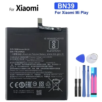  Высококачественные сменные батареи для телефона, батарея BN39 для Xiaomi Mi Play, 4000 мАч + инструменты