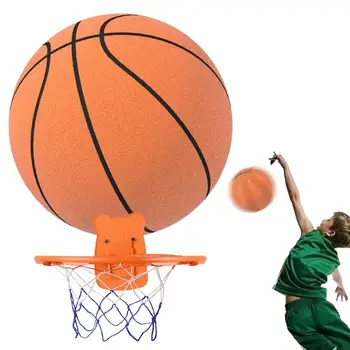 Дети Прыгающий Немой Баскетбол Сжимаемый Немой Прыгающий Баскетбол Крытый Бесшумный Мяч Пенопластовый Баскетбол