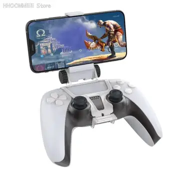 Для контроллера геймпада PS5 Playstation 5 Держатель крепления для смартфона Поддержка зажима Подставка Аксессуары для игры для телефона