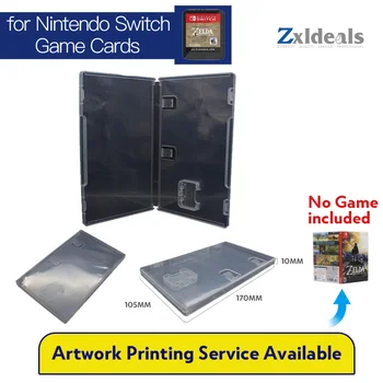 Запасной чехол для Nintendo Switch Game Cart Запасной прозрачный картридж Game Box