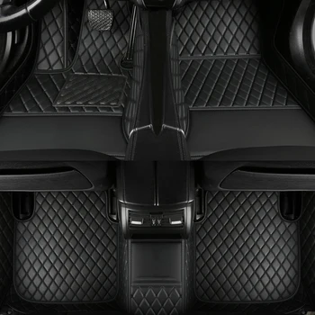 Изготовленные на заказ автомобильные коврики для Audi TT 4 места 2015-2018 годов Искусственная кожа Детали интерьера Автомобильные аксессуары
