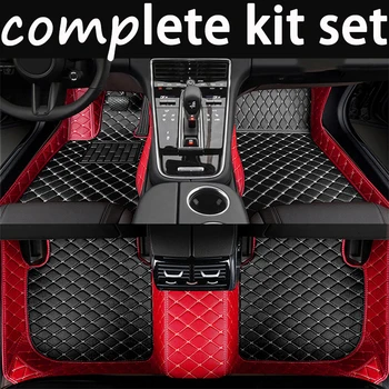 Изготовленные на заказ кожаные автомобильные коврики для JAGUAR Gladiator 2019-2020 комплект автомобильных ковровых ковров подножки для ног