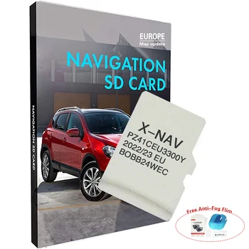 Карты для Toyota AYGO X-NAV Sat Nav GPS TF Card Navigation 2023 Europe RU UK Version Update с бесплатным Anti Fog Flim