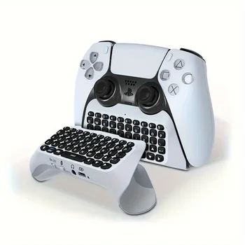 Клавиатура беспроводного контроллера для PS5 Беспроводной 3.0 Мини-портативный геймпад Клавиатура для Playstation 5 Голосовой чат