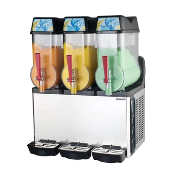 Коммерческий 304SS 12 л * 3 резервуара Производитель замороженных напитков Margarita Slush Machine для бара