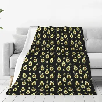 Милое одеяло с рисунком авокадо Покрывало на кровати Кровать Диван-кровать Диван-кровать
