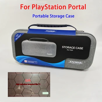 Портативная сумка для переноски консоли PlayStation Portal Жесткий чехол для хранения EVA для PS Portal Host Ударопрочная защитная дорожная коробка