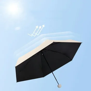 Портативный капсульный солнцезащитный крем от дождя с защитой от ультрафиолета Paraguas Sunny Mini Rainproof Sunproof Карманный зонтик