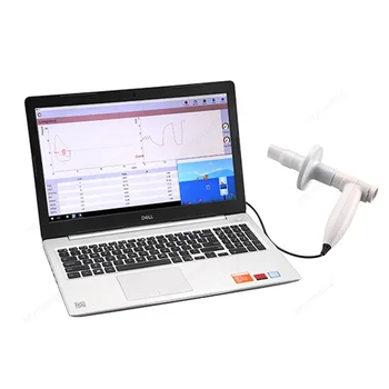 Портативный портативный цифровой цветной дисплей синий зубной спирометр для домашнего медицинского использования espirometro