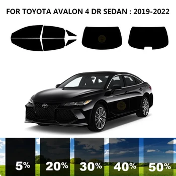 предварительно нарезанная нанокерамика автомобильный УФ-комплект тонировки окон автомобильная оконная пленка для TOYOTA AVALON 4 DR SEDAN 2019-2022