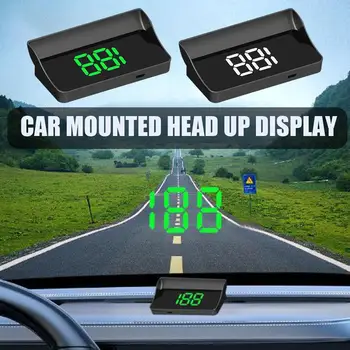  Проекционный дисплей HUD Проектор скорости лобового стекла GPS Цифровой спидометр для всех автомобилей Аксессуары для автомобильной электроники H9Z4