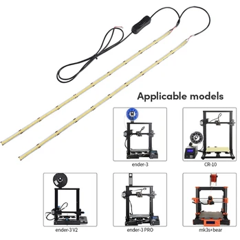 Регулируемые светодиодные ленты для двусторонней подсветки на 3D-принтерах для 3D-печати CR-10, CR10S, CR-10 4S