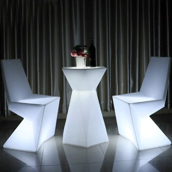 Светящийся алмазный светодиодный барный стул 51x53x85 см Обивка Уличная мебель 1 шт. Свадебный обеденный стул для одного человека Riq-DC85
