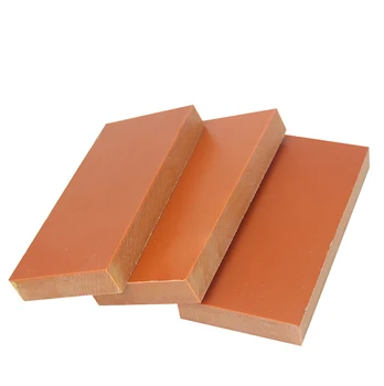  толщиной 1 мм-20 мм оранжевая электрическая бакелитовая плита изоляционная пластина для обработки высокотемпературного листового материала