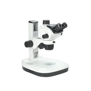 Тринокулярный стереоскопический микроскоп с 90-кратным увеличением с камерой и источником света